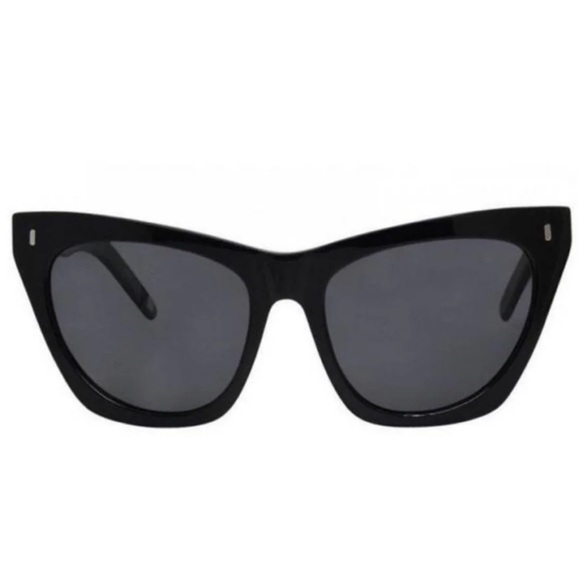 NWT Free People x I-SEA Lexi Sunglasses in Black Smoke - Picture 1 of 4